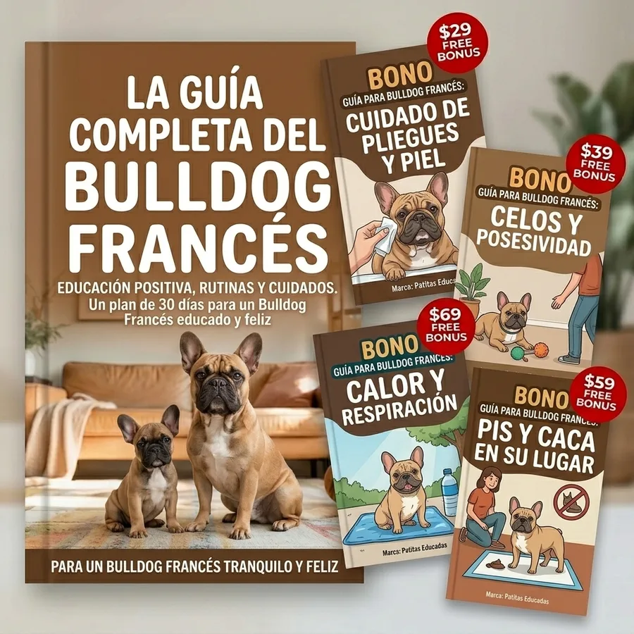 Guía Completa de Adiestramiento para Bulldog Francés con sus bonos de regalo
