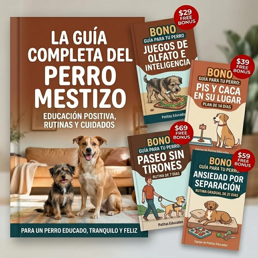 Guía Completa de Adiestramiento para Tu Perro con sus bonos de regalo
