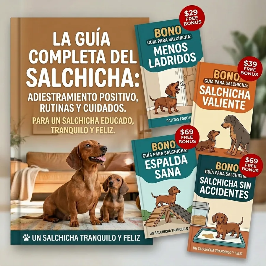 Guía Completa de Adiestramiento para Salchicha con sus bonos de regalo